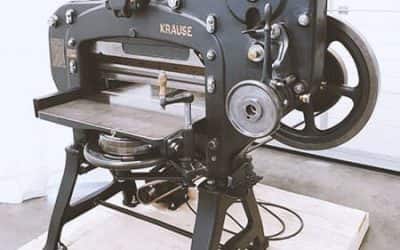 Karl Krause Leipzig Cutting machine